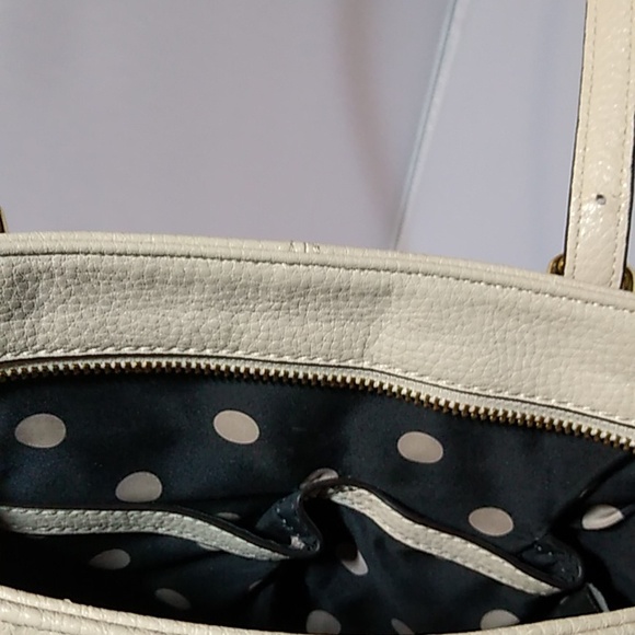 Anne Klein cream colored purse - Picture 5 of 10